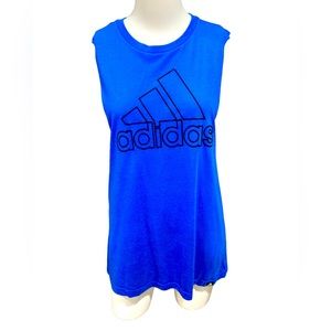 Adidas long muscle tank medium